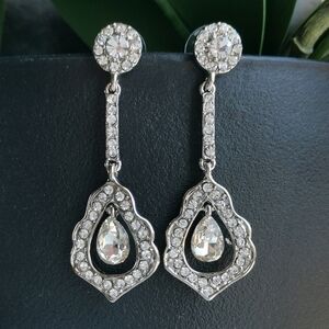 New crystal drop earrings prom wedding